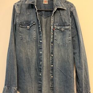 Levi's Denim Long Sleeve Shirt - S